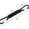 Llavero Paracord cordón trenzado de doble hebilla.